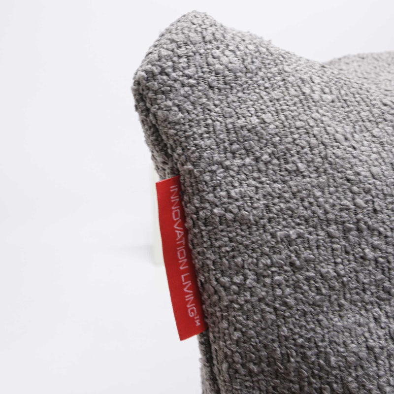 Refurbished | Innovation Living Dapper Cushion(50x50cm), 533 Bouclé Ash Grey