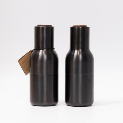 refurbished | Audo Bottle grinders, walnut/bronzed bronze