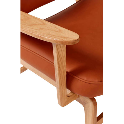 Hübsch Haze lounge chair, brown