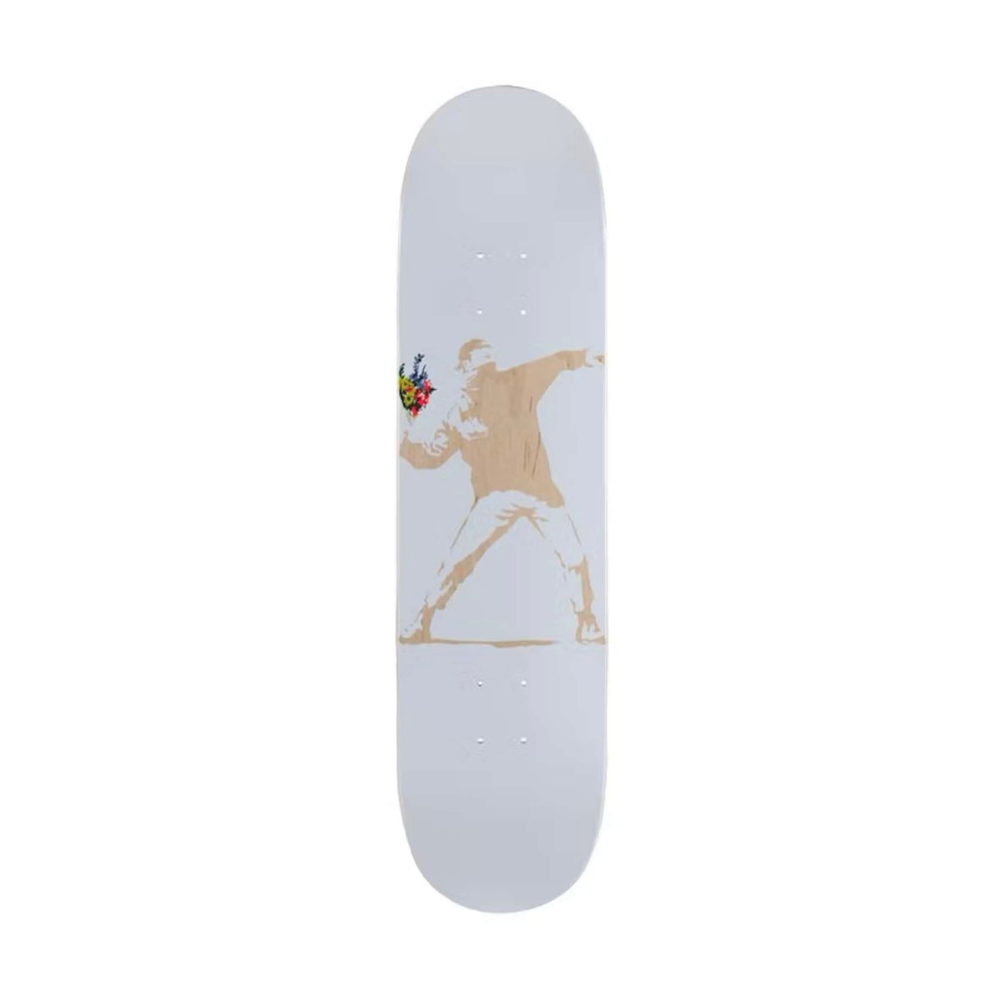 Banksy x Medicom x SYNC Brandalism Flower Bomber Skateboard