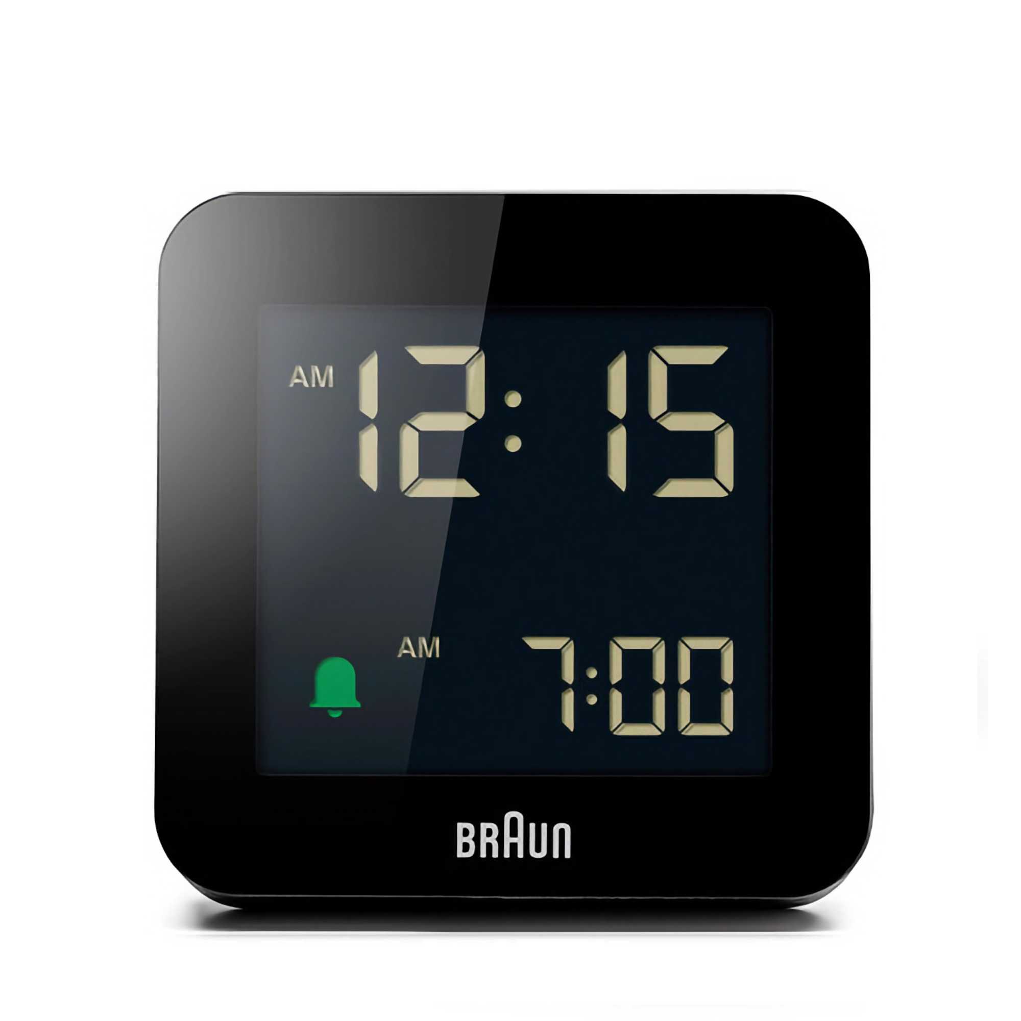 Braun BC09 digital alarm clock, black