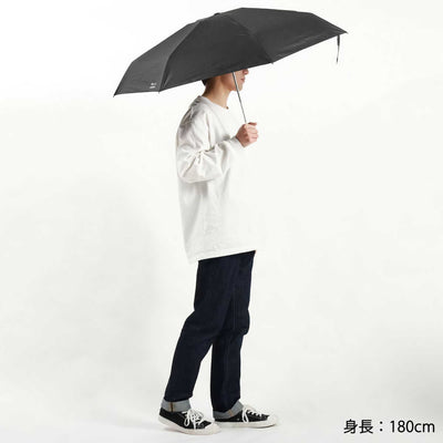 Wpc. IZA Type: Large&Compact Folding Umbrella , Black