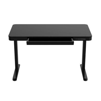 Liftek Electric Height Adjustable Desk, Black/Black