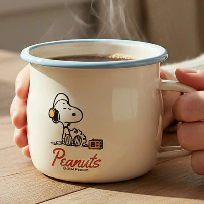 Yutaka Horo x Snoopy enamel mug, music