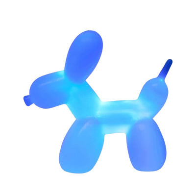 Bitten design Balloon Dog rechargeable lamp, blue