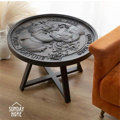 Sunday Home x Disney Scrooge McDuck Relief coffee table ø63