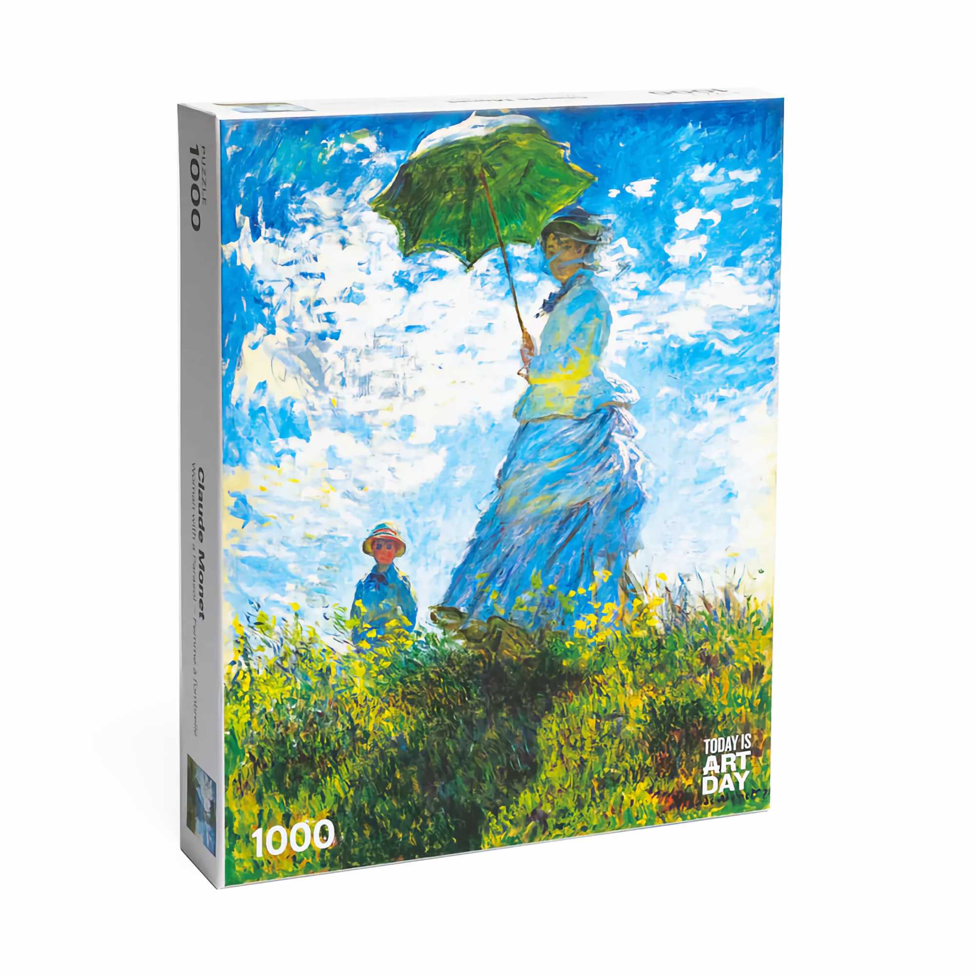 Today is Art Day Woman with Parasol Monet Puzzle (1,000pcs)