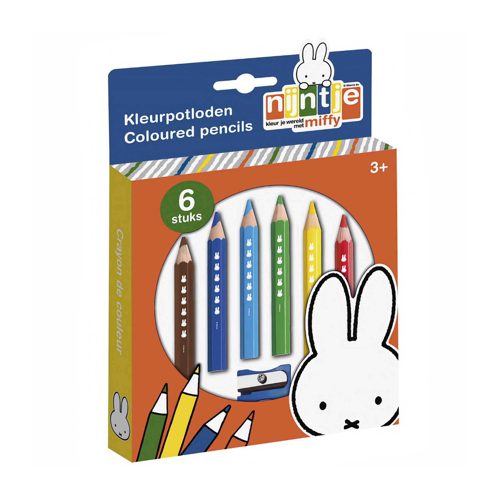 Bambolino Toys Miffy Wooden Colored Pencils