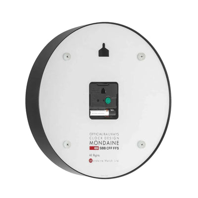 Mondaine wall clock ø25, black