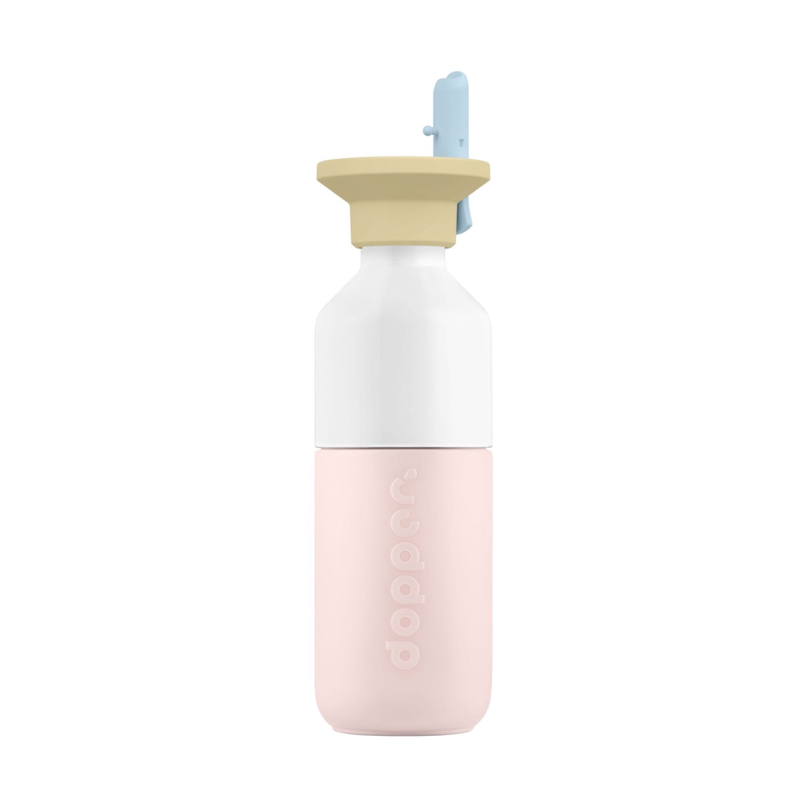 Dopper Steel x Flip Straw bottle 350ml, sunny sorbet