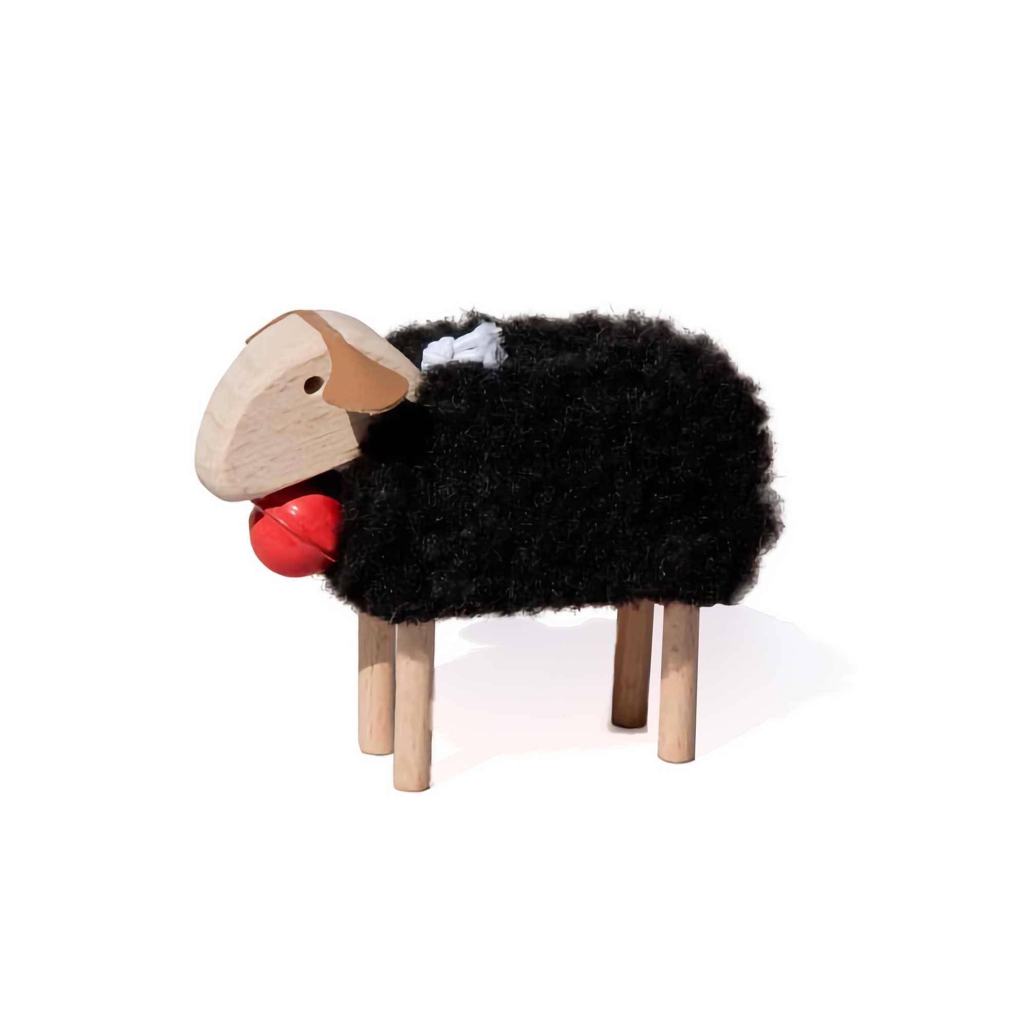 Meier Lamb Wool Plush Mini, Black