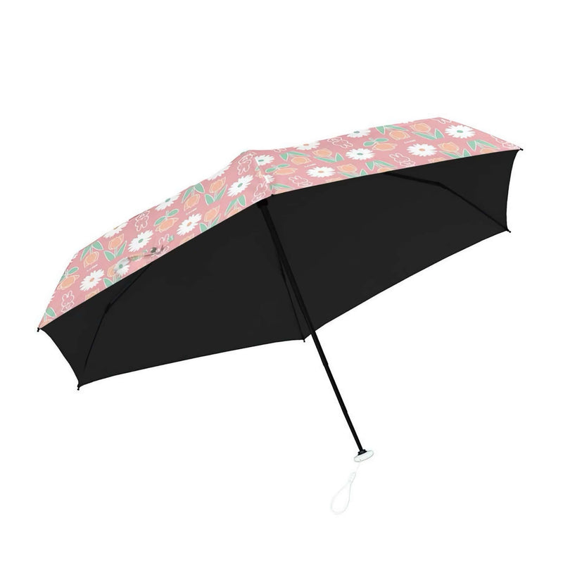 Miffy 100%UV Protection folding umbrella, tulip rose/pink