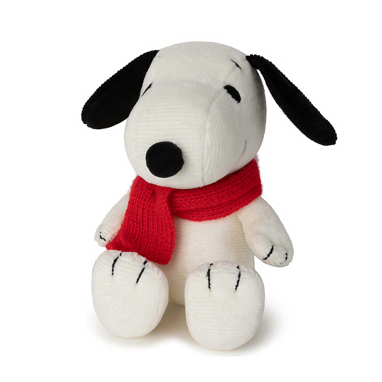 Peanuts Snoopy Sitting With Scarf 17cm