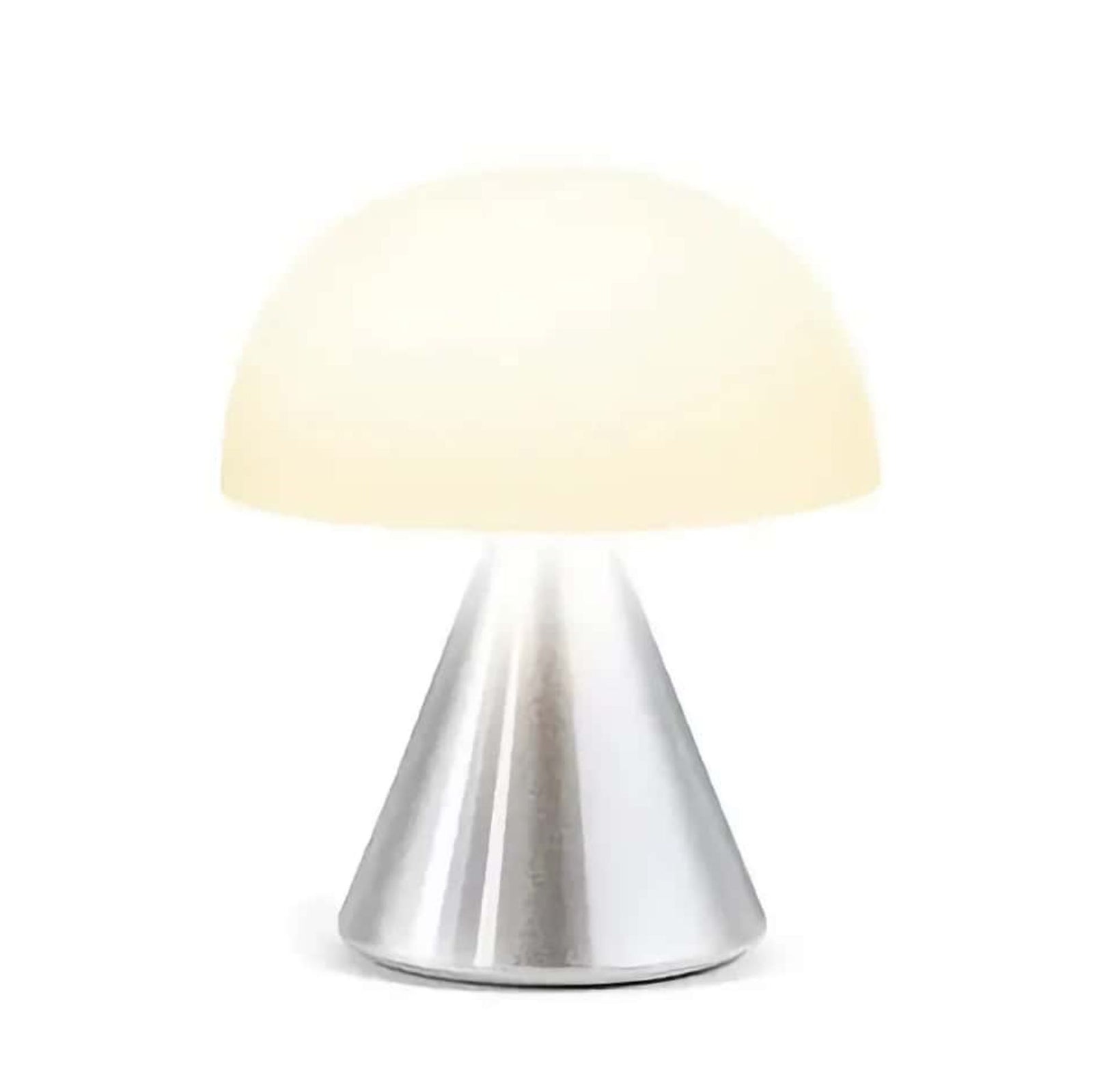 Lexon Mina rechargeable lamp, polished aluminum