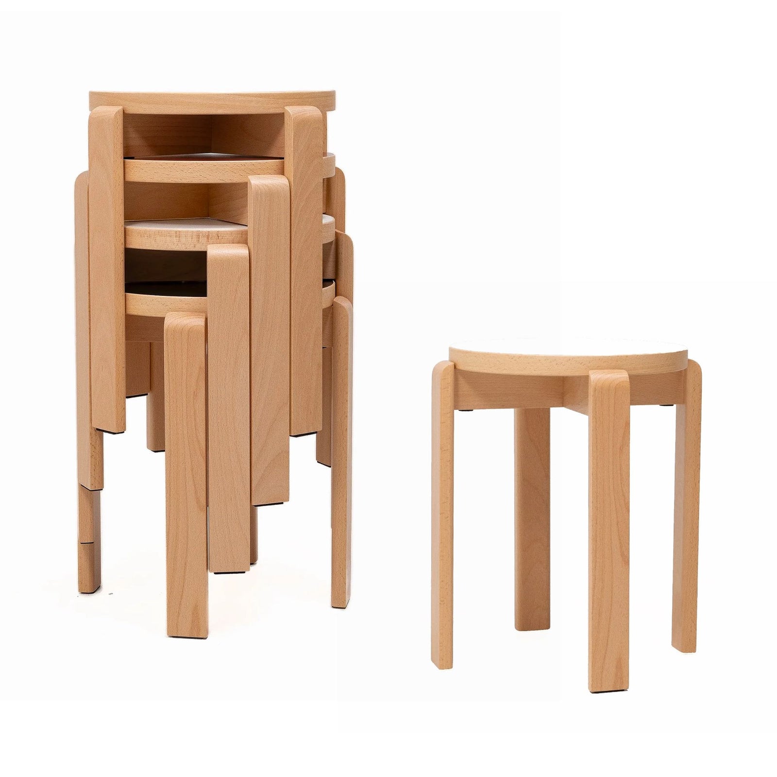 Fusn' Standard Stool STS330, white