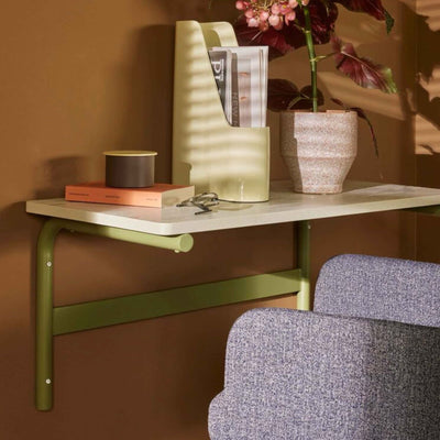 Hubsch Koi desk, green/grey