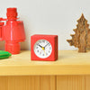 Lemnos Farbe alarm clock, red