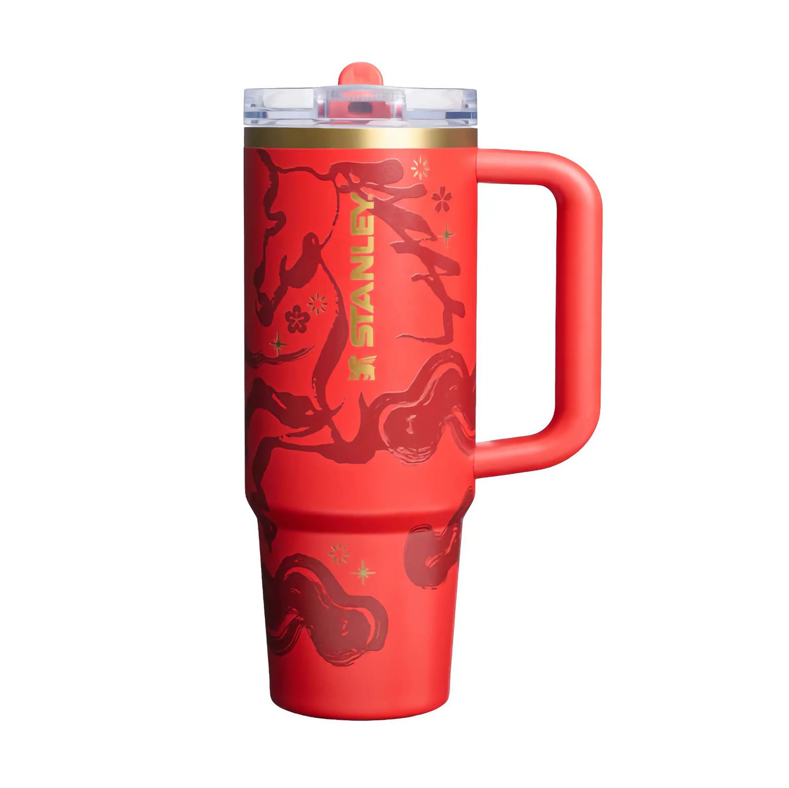 Stanley Quencher Protour flip straw lid tumbler 30oz, red stallion