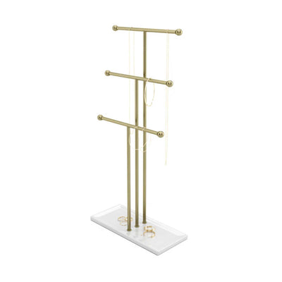 Umbra Trigem Jewellery Stand, Brass