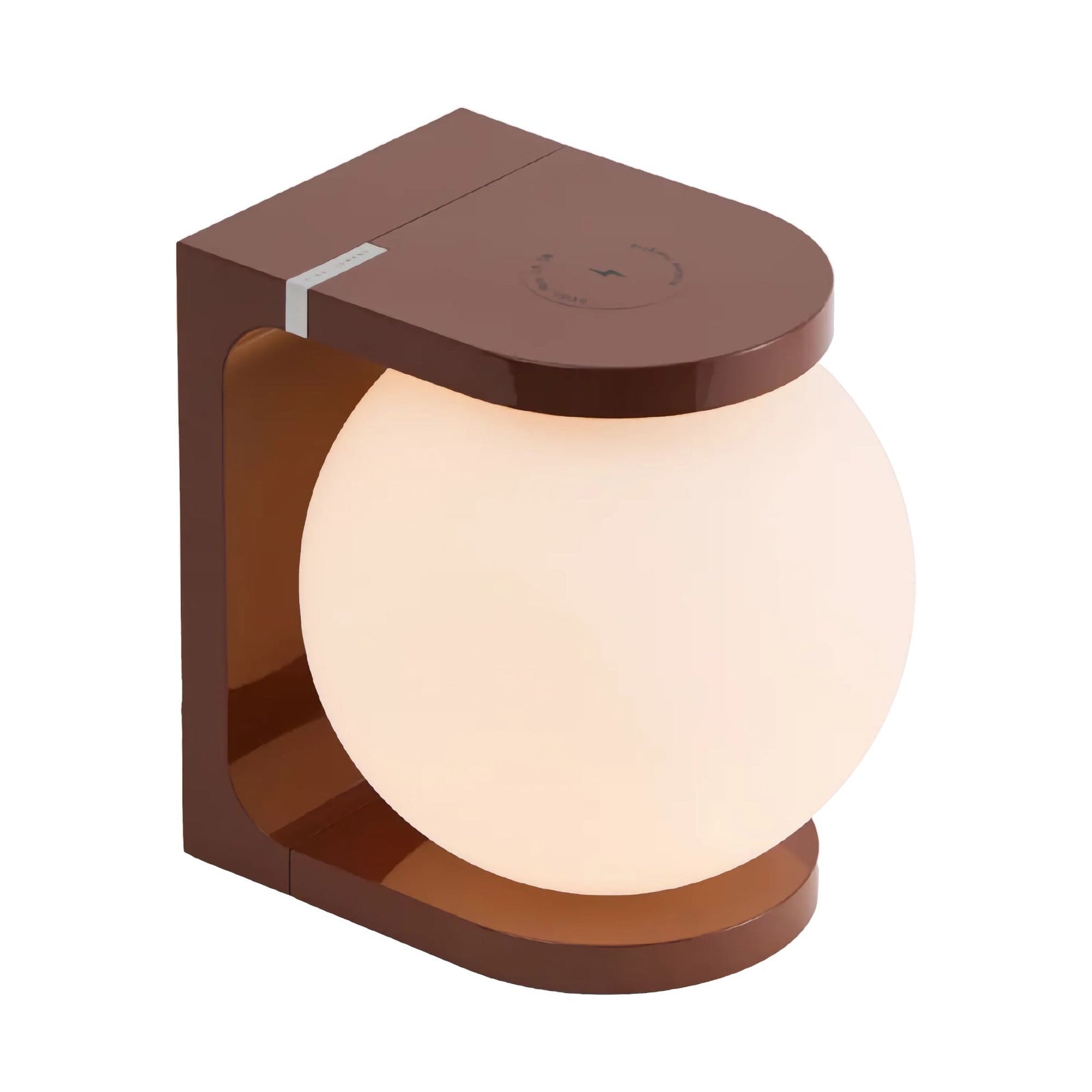 Fine Lumens Plat Max desk lamp, brown