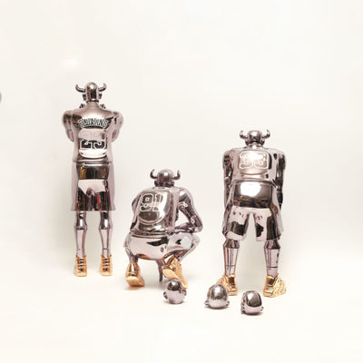 Fools Paradise XL THREE KING : LEGENDARY Set // (CHAMPION TROPHY) art toy