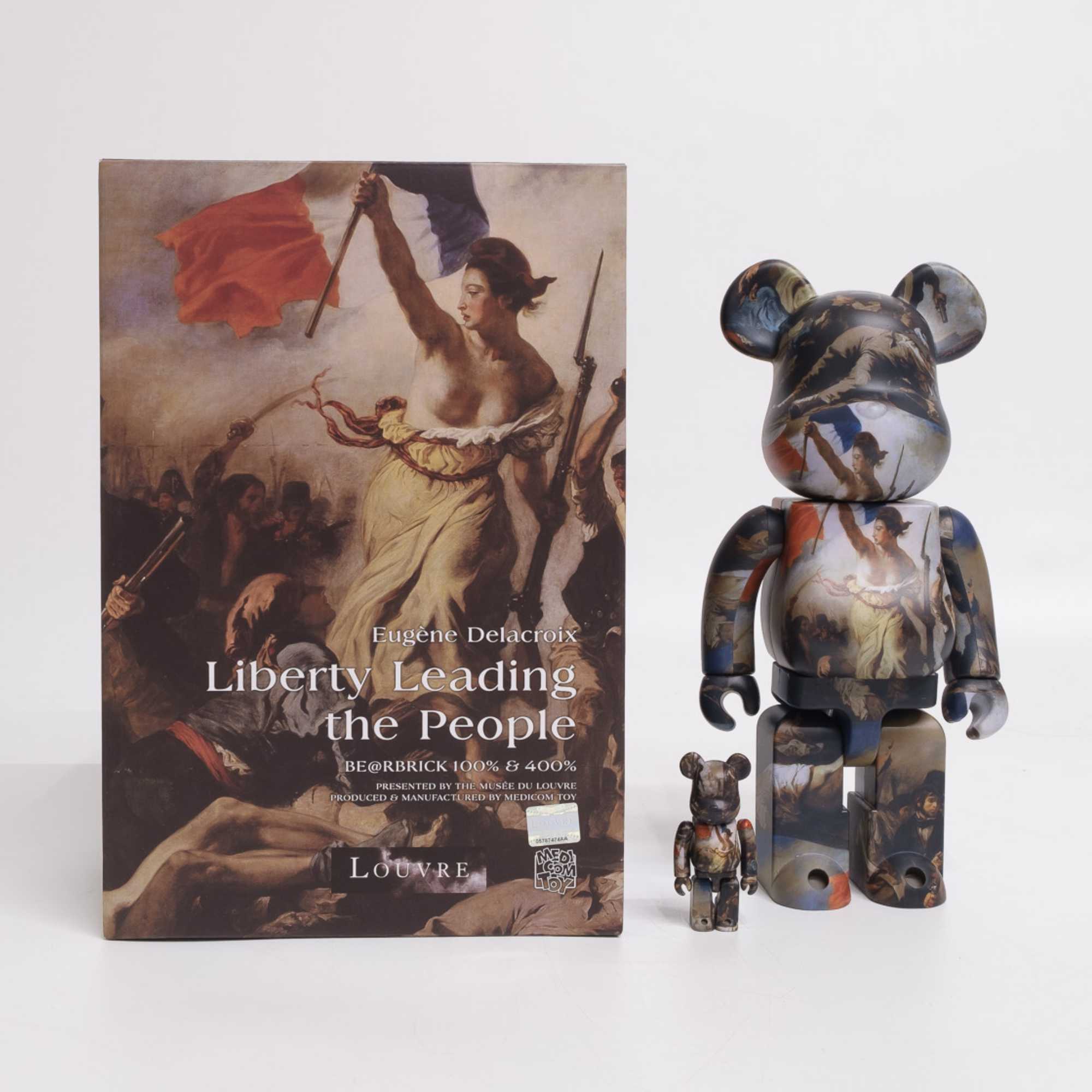 ex-display | BE@RBRICK Eugène Delacroix "Liberty Leading the People" 100% & 400%