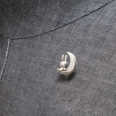 refurbished | Miffy & The Moon Sterling Silver Pine Brooch