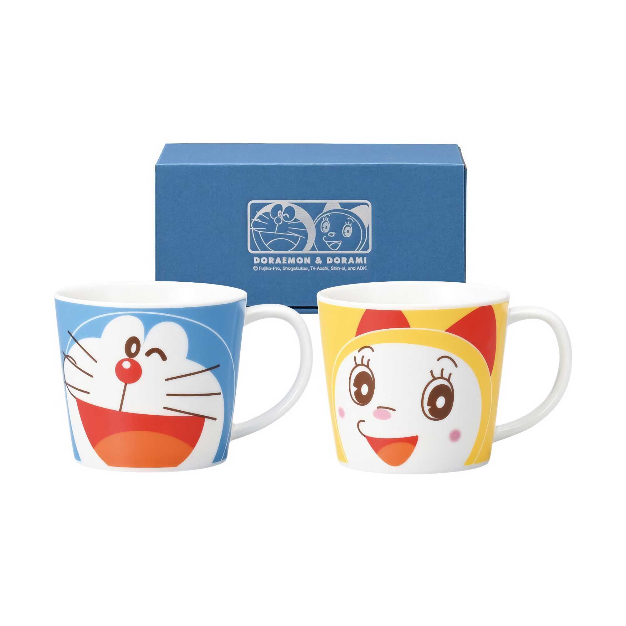 Doraemon Dorami Smiling Face Mug Set