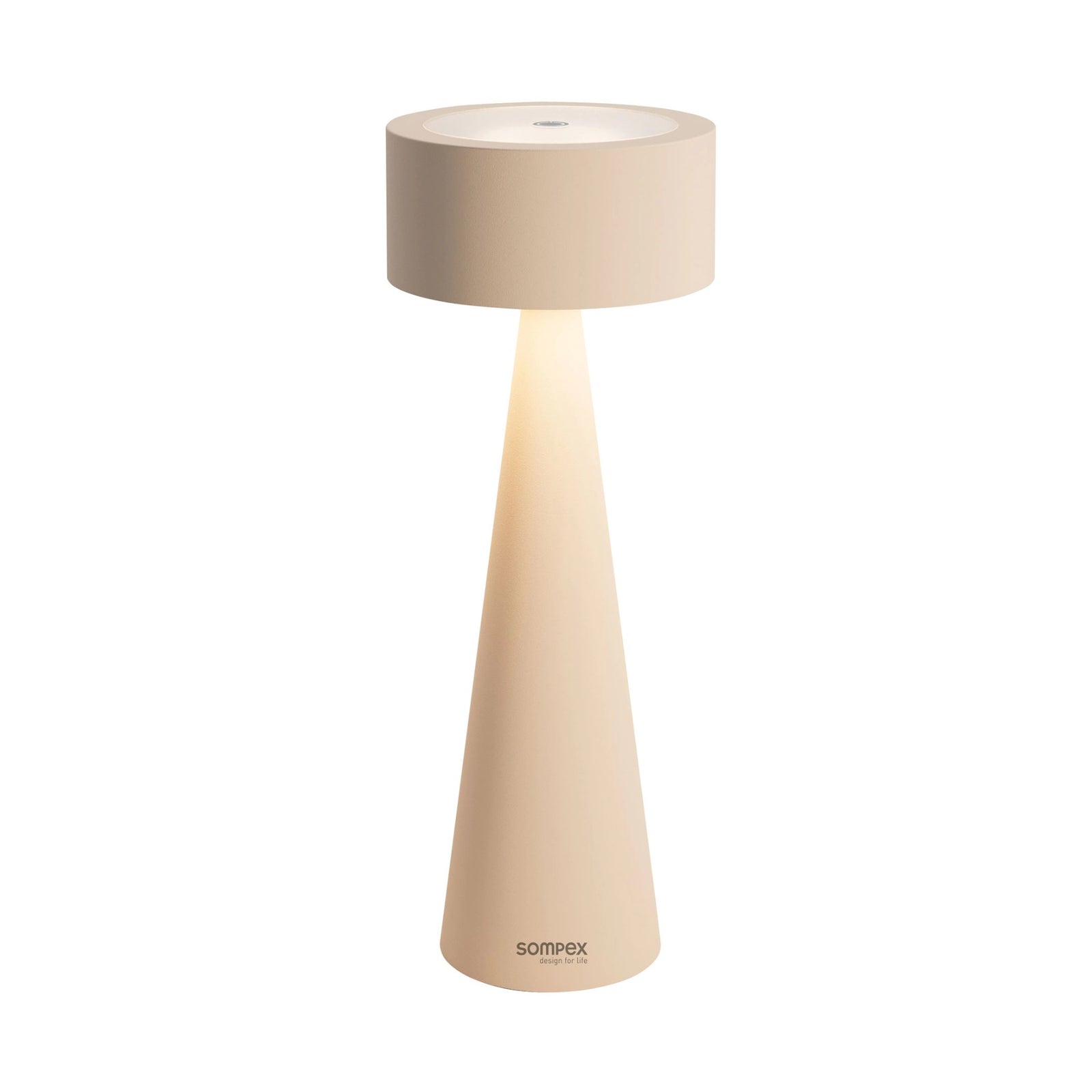 Sompex Elody rechargeable lamp, sand