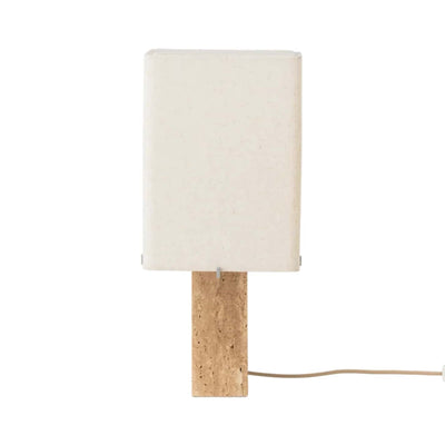 Audo Nonna table lamp, travertine