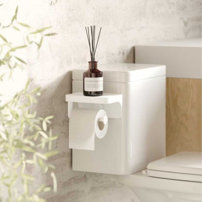 Umbra Flex Adhesive Jumbo Toilet Paper Holder & Shelf