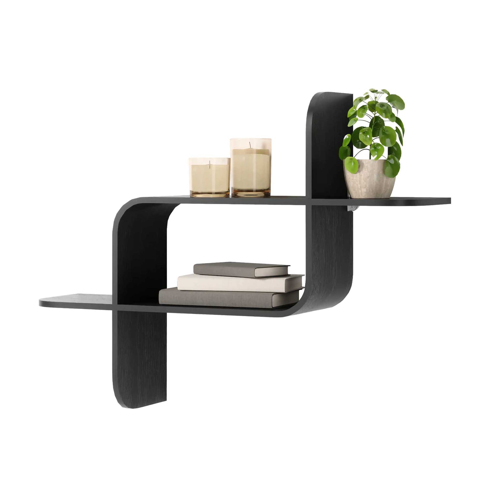 Umbra Montage wall shelf, black