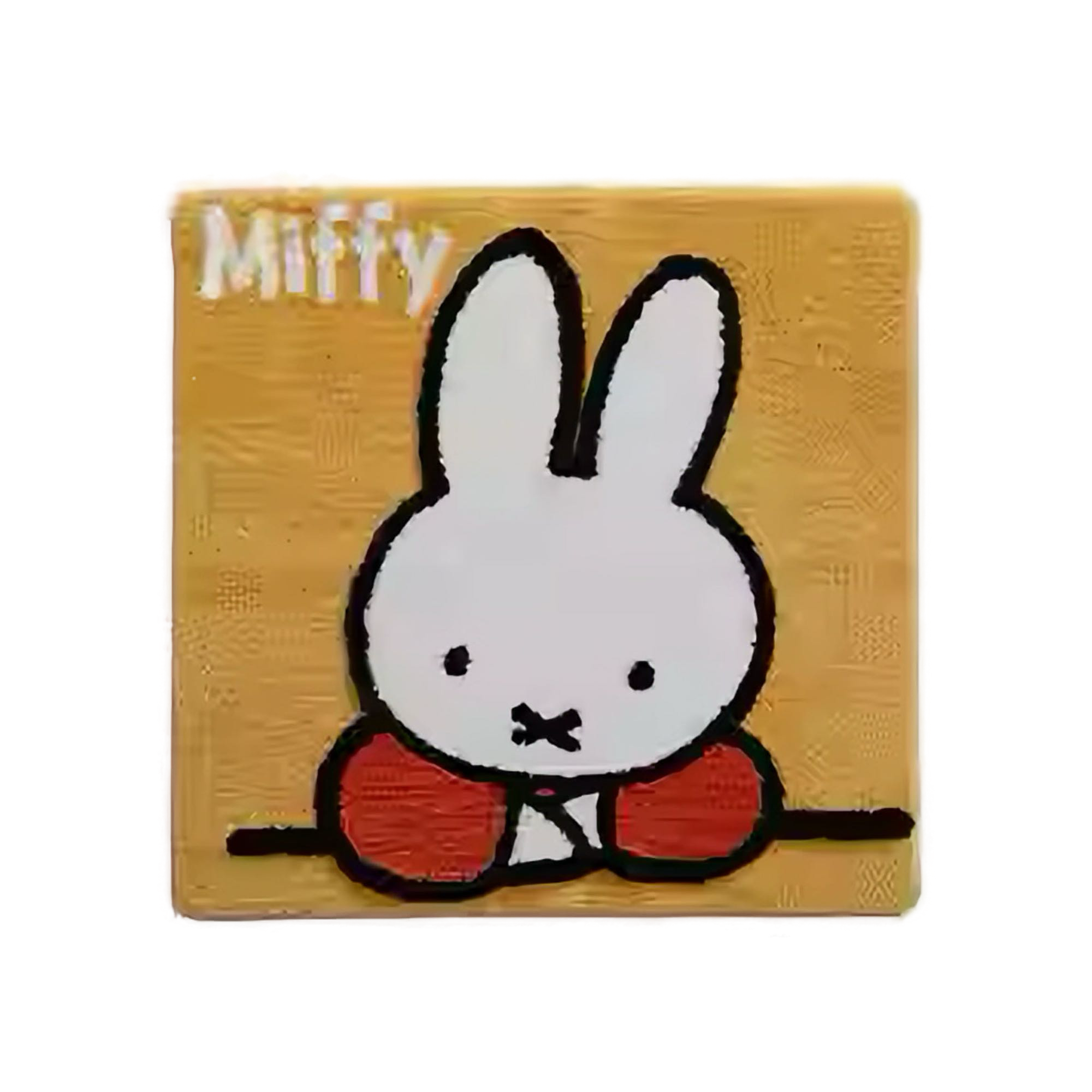 Miffy soft bathroom mat, yellow