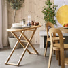 Design House Stockholm Cinderella folding table, solid oak