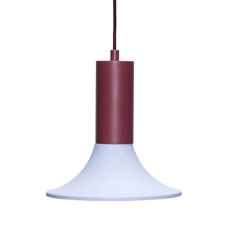 Hubsch Luminary pendant, burgundy/blue