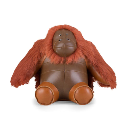 Zuny Bookend Classic Orangutan, Brown/Tan
