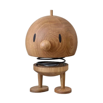 Hoptimist Bumble L rechargeable lamp, oak