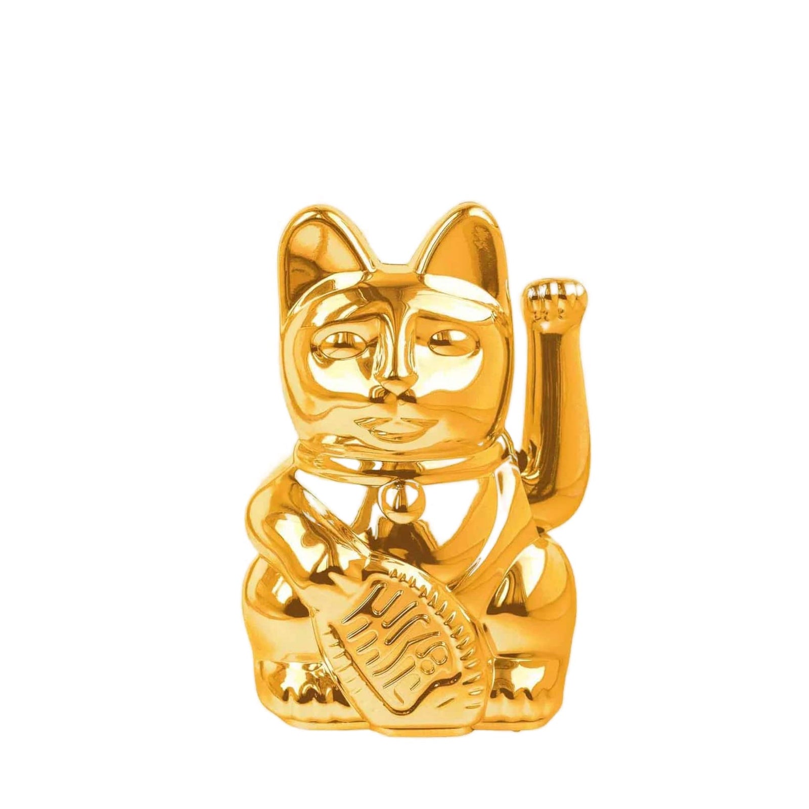 Donkey Lucky Cat Mini, shiny gold