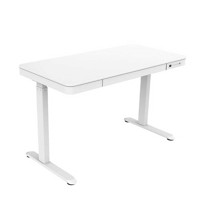 Liftek Electric Height Adjustable Desk, White/White