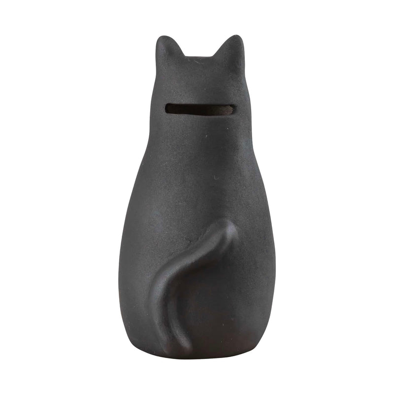 Sunart Cat piggy bank, black