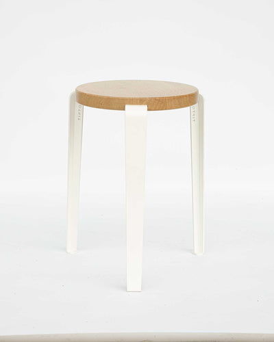 ex-display | Tiptoe LOU stool, cloud white/oak