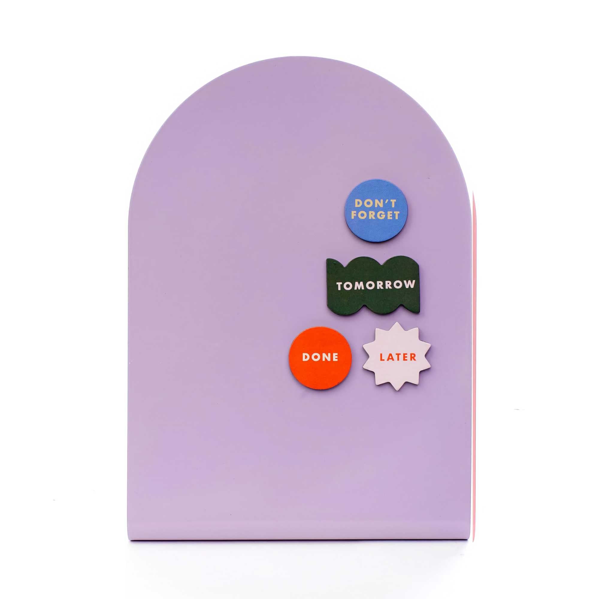 Kikkerland Inkerie Magnetic Memo Board, purple