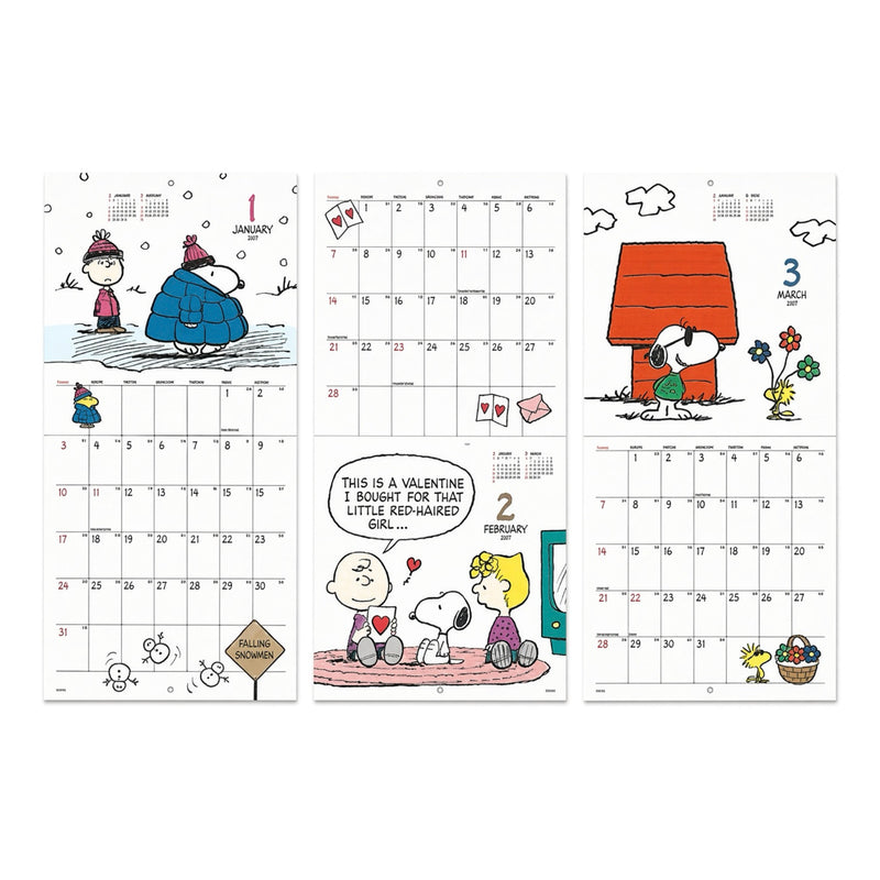 Peanuts Snoopy 2027 wall calendar