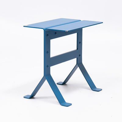 refurbished | Hübsch Fold stool, petrol