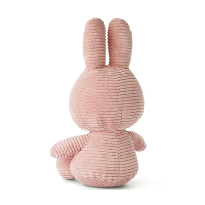 Miffy ECO Corduroy Sitting plush 33cm, pink