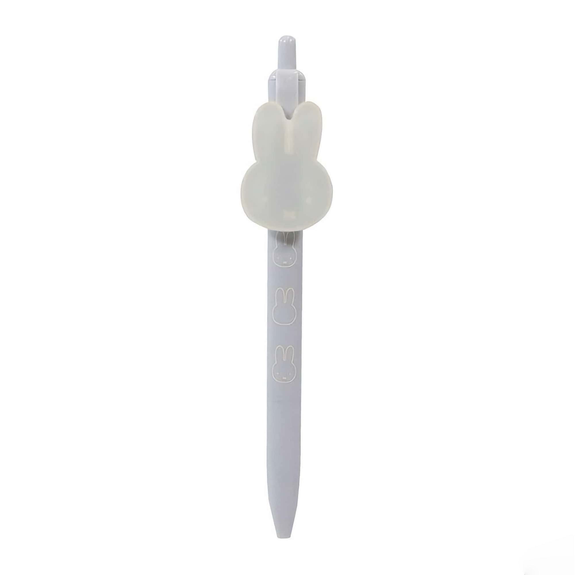 Miffy Face 0.7mm ball pen black ink, grey