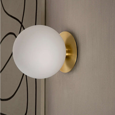 Audo TR Bulb Ceiling/Wall Lamp , TR Matte Bulb/Brushed Brass