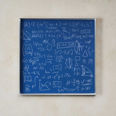 Lintex Mathematics Chalkboard (90x90cm), Blue