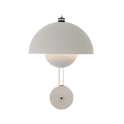 &Tradition VP8 Flowerpot Wall Lamp, Matt Light Grey