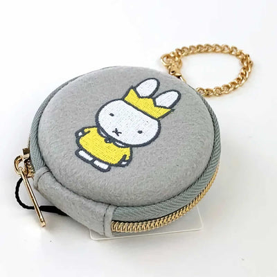 Miffy PUPU Felt Coin Case, Miffy/Grey